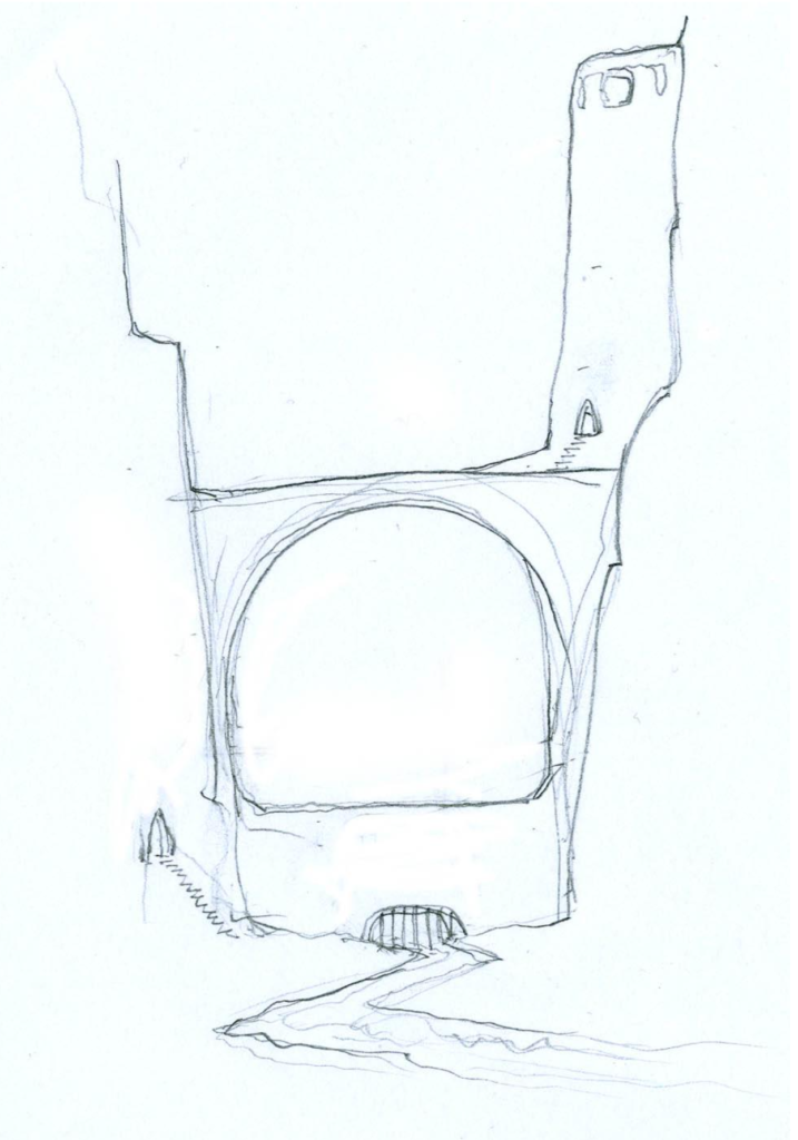 Canyon sketch by Erol Otus