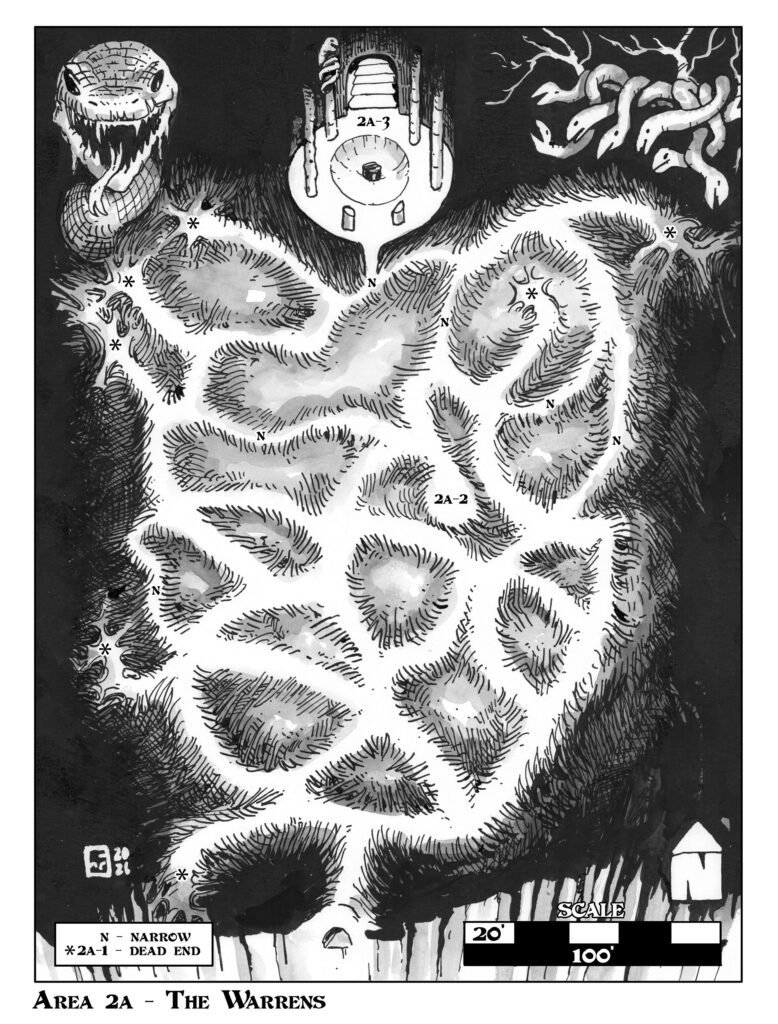 Pinball Crawl Classics Gorgar - Map 2A Warrens