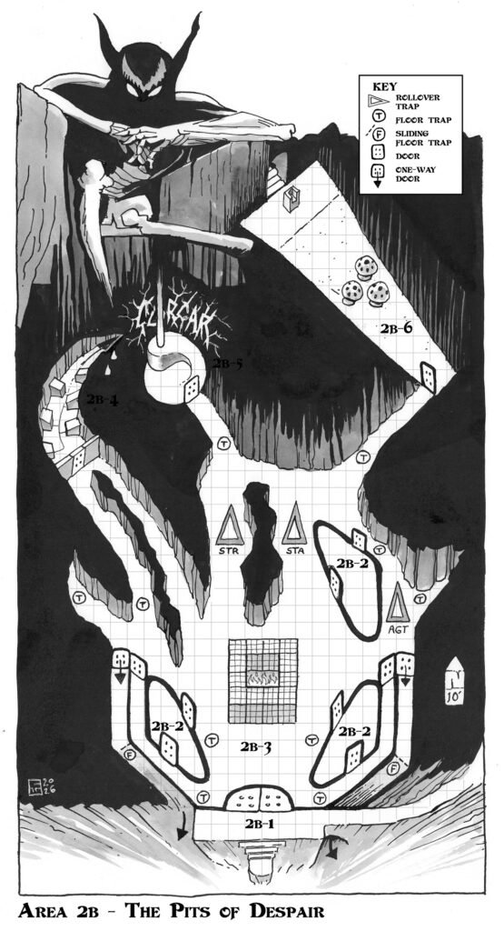 Pinball Crawl Classics Gorgar - Map 2B