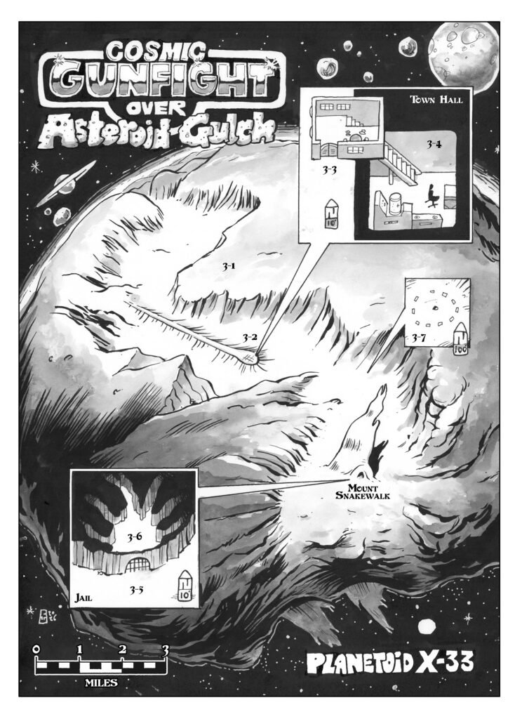 Pinball Crawl Classics Gunfight at Ateroid Gulch 3 Planetoid