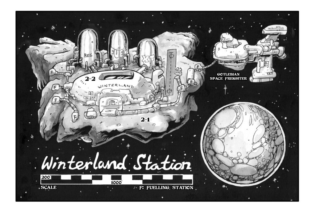 Pinball Crawl Classics Gunfight at Ateroid Gulch 2 - Winterland Station