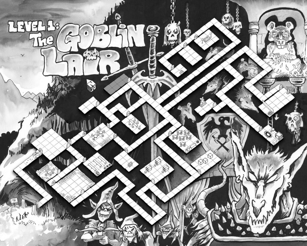 Idylls of the Rat King map for Goodman Games