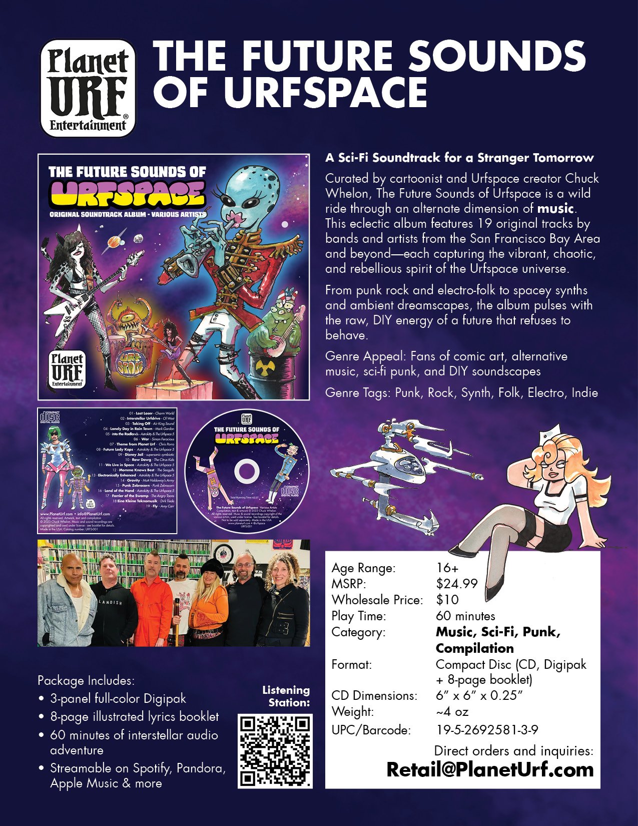 The Future Sounds of Urfspace album from Planet Urf Entertainment