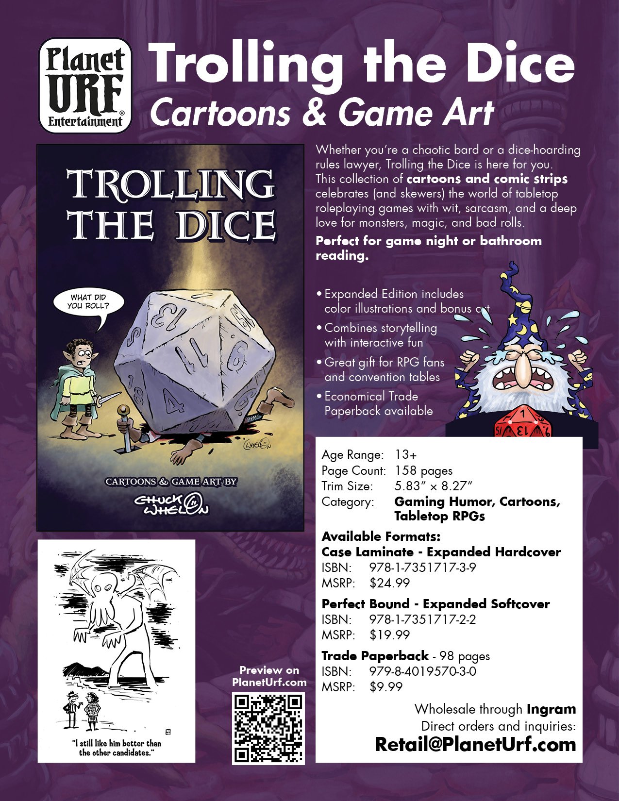 Trolling the Dice - Fantasy RPG tabletop gaming cartoons, comics, & art