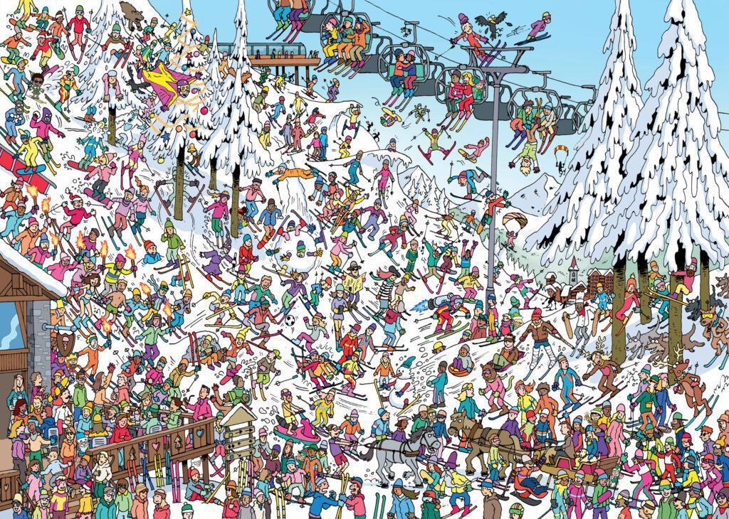 Skiing Stars Jigsaw Puzzle