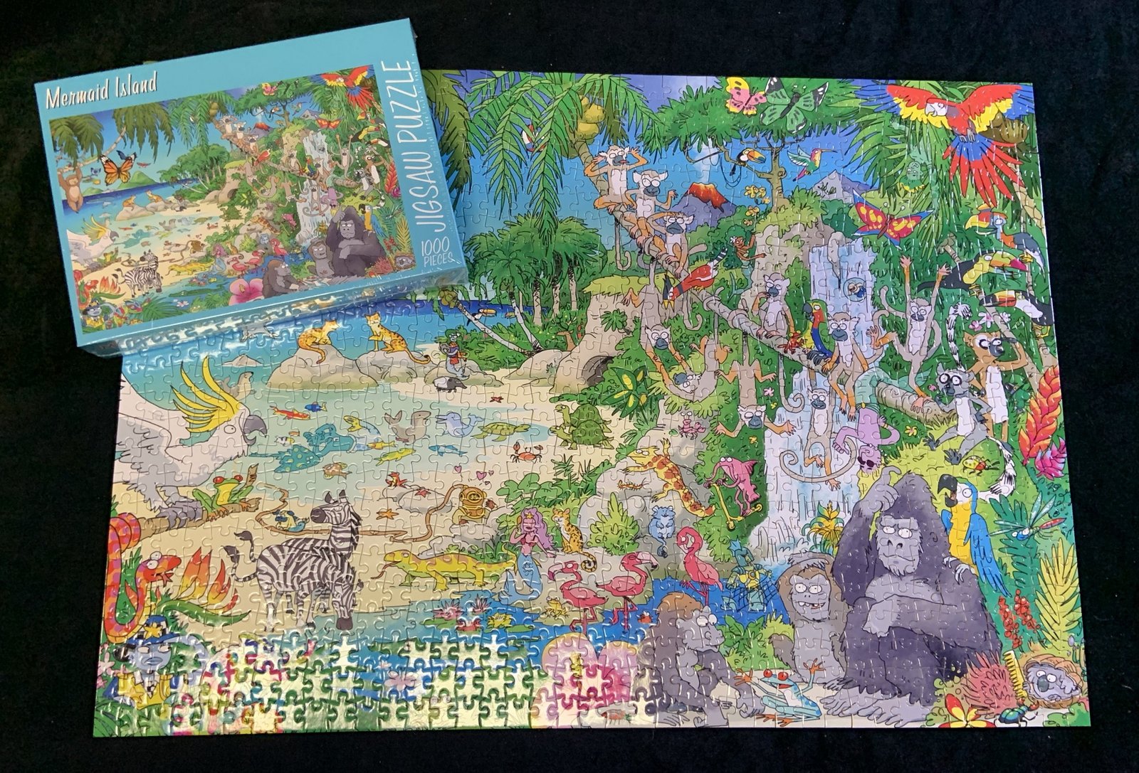 Where's the Mermaid - Paradise Island Premium Jigsaw from CreateJigsawPuzzles.com